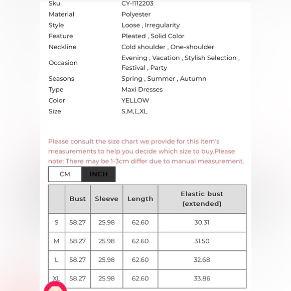 🍃 Irregularity Loose Pleated Solid Green Sz Small/XL🍃 - Picture 3 of 3